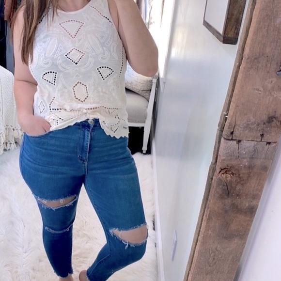 Lucky Brand top size medium boho - Picture 2 of 6